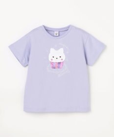 ANY KIDS 【綿100%】ドロップショルダーミラクルスパンコールTシャツ