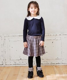 ANY KIDS 千鳥格子柄スカッツ