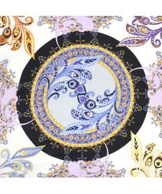 Marca ＜秋の新柄＞【Marcaオリジナル】サークルペイズリー  大判 シルクツイル スカーフ