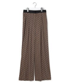 ICB L 【30th ANNIVERSARY】 モノグラムプリントスムース ワイドパンツ