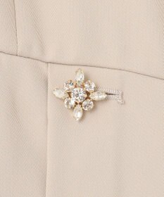 GRACE CONTINENTAL ビジュー釦サロペット