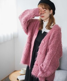 WEGO 【軽量】ブラッシュニットBIGカーディガン