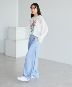 CRAFT STANDARD BOUTIQUE フラワープリントシアーロンTee