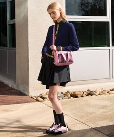 LeSportsac MSGM METRO XBODY/メトロピンクジャカード