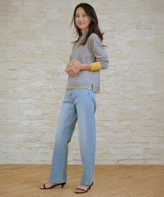 J.PRESS LADIES L SOFT TOUCH WOOL ブロッキング ニット