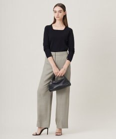 ICB 【洗える】 シンセティックフルニードル ニットプルオーバー