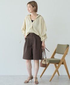 AMERICAN HOLIC シアーバックギャザーリボンシャツ