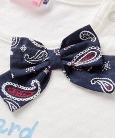 MIKI HOUSE HOT BISCUITS 【80-110cm】 ペイズリー柄 ワンピース