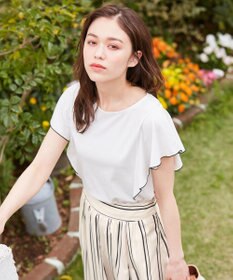 接触冷感 クールビューティーフリル Tシャツ Feroux ファッション通販 公式通販 オンワード クローゼット