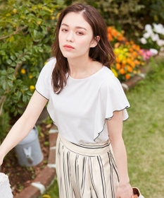 接触冷感 クールビューティーフリル Tシャツ Feroux ファッション通販 公式通販 オンワード クローゼット 接触冷感 クールビューティーフリル Tシャツ Feroux ファッション通販 公式通販 オンワード クローゼット