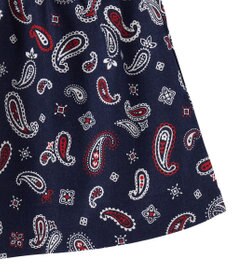 MIKI HOUSE HOT BISCUITS 【80-110cm】 ペイズリー柄 ワンピース