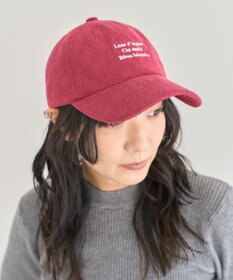 Green Parks ｅｖｅｒｙｗａｌｋ．コーデュロイロゴキャップ