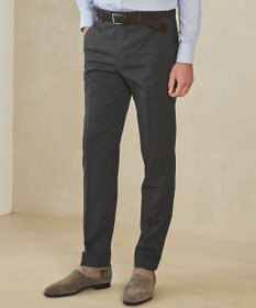 GOTAIRIKU セットアップ対応【ロングセラー】ウォッシャブル サマーウール100％パンツ(ノータック)26年モデル