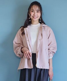 ANY SIS S 【撥水・UVカット・花粉ガード】2WAYラグランフーディ ブルゾン