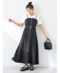 earth music&ecology ダブルジップキャミドレ