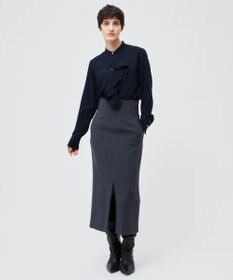 BEIGE， 【Precious 2月号掲載】LAC / 2WAYストレッチIラインスカート