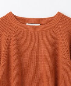 ANY 【洗濯機可】ウールブレンドクロップドニット