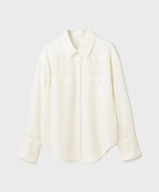 GRACE CONTINENTAL シアー2wayウエスタンシャツ