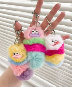 WEGO イモムシモンスターぬいキーホルダー