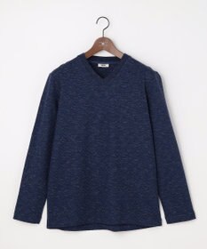 JOSEPH ABBOUD 【上質な肌触りと美しい光沢感 】ブロックリンクス 長袖Ｔシャツ　26SSモデル