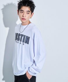 WEGO アクセ付きグラフィックT（LS）