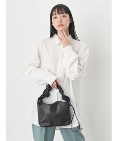 earth music&ecology ギャザースリーブシャツ