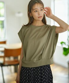組曲 L 【WEB限定】コンシャスジャージーフレンチスリーブカットソー