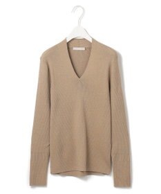 ICB 【新色追加・洗える】エクストラファインメリノ Vネックプルオーバー