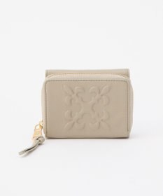 russet 【2025AW新作】エンボスモノグラム三つ折りウォレット(SO-433)