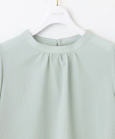 ANY SIS 【洗える】シアーストライプ ブラウス