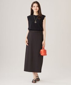 自由区 S 【セットアップ対応・接触冷感・UVカット・洗える】ライトバスケットクロス スカート