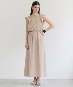 BEIGE， MALLOW / コットンタック バルーンスリーブブラウス