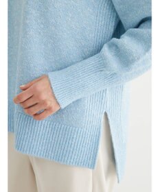 Green Parks ラメ糸ミックスニットプルオーバー