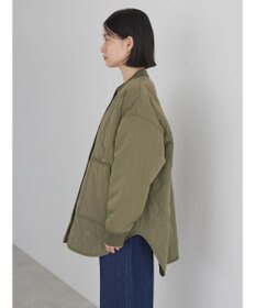 AMERICAN HOLIC キルポカリブ付きキルティングブルゾン