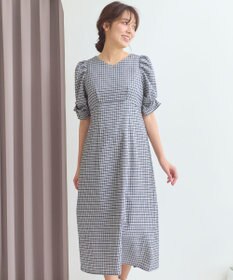 Feroux 【洗える】サッカーチェック ワンピース