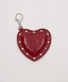 WEGO スタッズハートチャーム付きハトメボストン