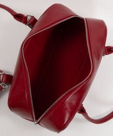 WEGO スタッズハートチャーム付きハトメボストン