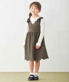 ANY KIDS チェックジャンパースカート