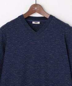 JOSEPH ABBOUD 【上質な肌触りと美しい光沢感 】ブロックリンクス 長袖Ｔシャツ　26SSモデル