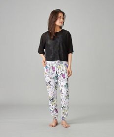 Chacott シアーリブバッククロスTシャツ