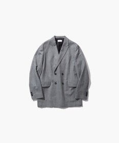 ATON WOOL LINEN SHARKSKIN | ダブルブレステッドジャケット