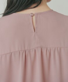 Tiaclasse L 配色パイピングボウタイブラウス