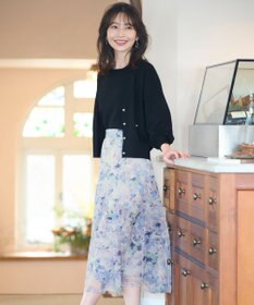 ANY SIS 【洗える】パール調ポイント カーディガン