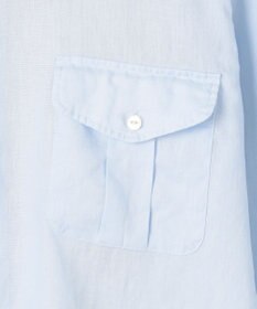 GOTAIRIKU ノルマンディリネン使用【洗える】カッタウェイカラー ソフトリネンシャツ