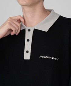 WEGO 【ユニセックス着用ITEM/MLサイズ展開】ワンポイントニットポロシャツ（SS）