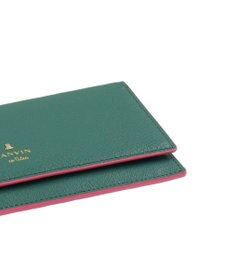 LANVIN en Bleu リム 被せ薄マチ長財布