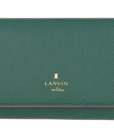 LANVIN en Bleu リム 被せ薄マチ長財布