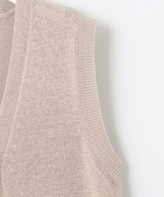 J.PRESS LADIES 【洗える】 LICOテープベスト ニット ジレ