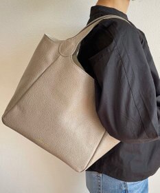 Hekhèr Le Style de Vie 【日本製/セレモニーにも】シュリンクレザー ハンドバッグ medium