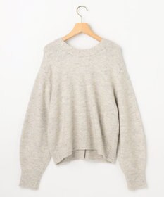 組曲 【加藤ローサさん着用 / 前後着用可】スパンコールヤーン カーディガン